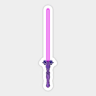 saint lightsaber aries, on, sapuri Sticker